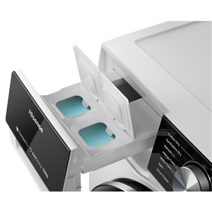 Hisense, 12/8 kg, dziļums 56 cm, 1400 apgr/min., balta - Veļas mazgājamā mašīna ar žāvētāju