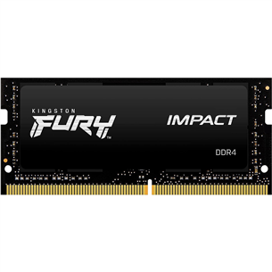 Kingston RAM Fury Impact 8GB DDR4-3200 Notebook - Operatīvā atmiņa KF432S20IB/8