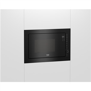 Beko, 25 L, 1450 W, black - Microwave oven with grill