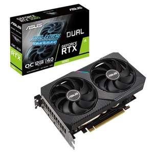 ASUS NVIDIA GeForce RTX 3060, 12GB, GDDR6, 192 bit - Grafiskā karte 195553309929