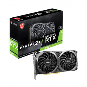 MSI NVIDIA GeForce RTX 3060, 12GB, GDDR6, 192 bit - Grafiskā karte 4719072793814