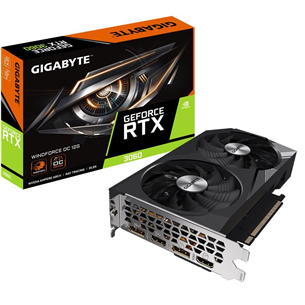 Gigabyte NVIDIA GeForce RTX 3060, 12 ГБ, GDDR6, 192 бит - Графическая карта