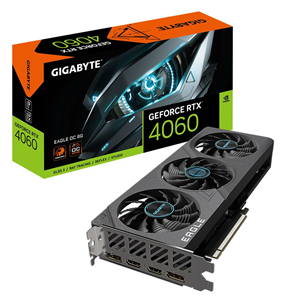 Gigabyte NVIDIA GeForce RTX 4060, 8GB, GDDR6, 128 bit - Grafiskā karte