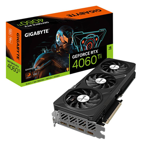 Gigabyte NVIDIA GeForce RTX 4060 Ti, 8GB, GDDR6, 128 bit - Graphics card 4719331313456