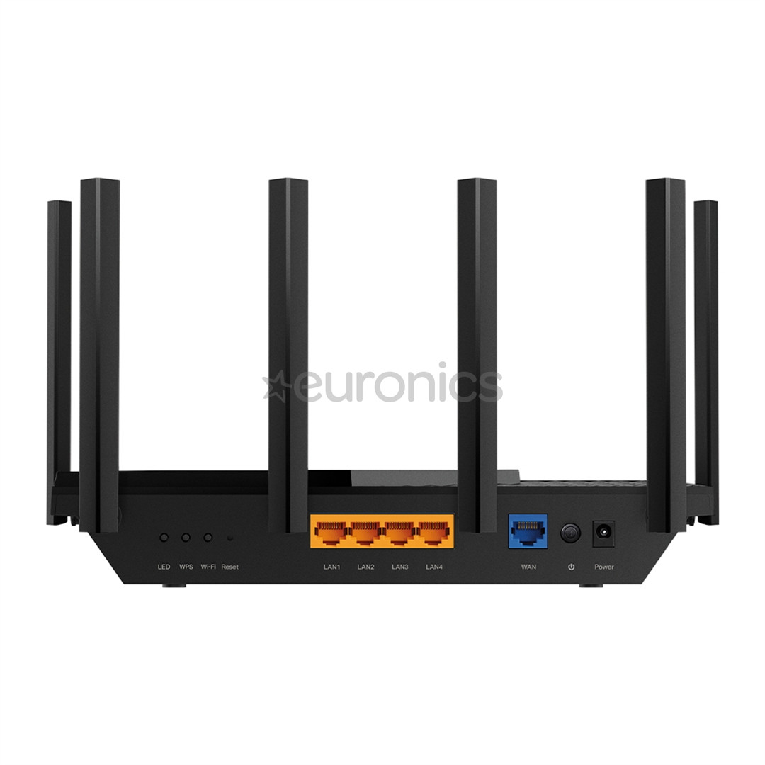 TP-Link Archer AXE75, AXE5400 Tri-Band Gigabit Wi-Fi 6E, черный - WiFi-роутер