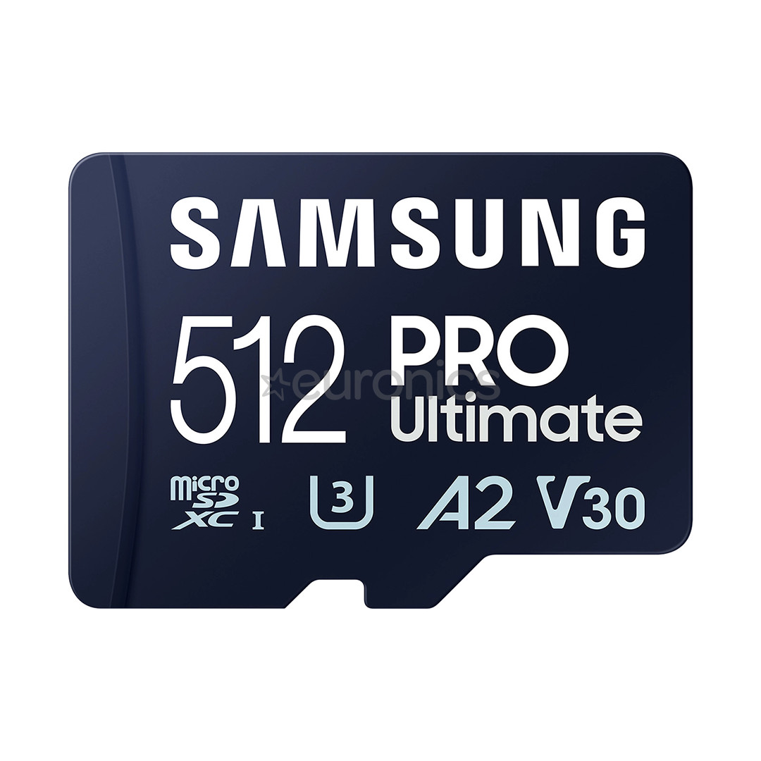Samsung PRO Ultimate, microSDXC, SD adapteris, 512 GB - Atmiņas karte