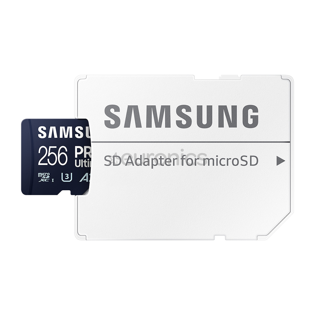 Samsung PRO Ultimate, microSDXC, SD adapteris, 256 GB - Atmiņas karte