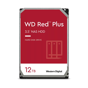 Western Digital WD Red Plus NAS, 12 TB, 5400 rpm, 3,5" - HDD cietais disks