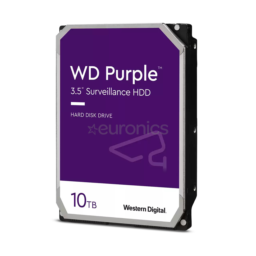 Western Digital WD Purple Surveillance, 10 TB, 7200rpm, 3,5" - HDD cietais disks