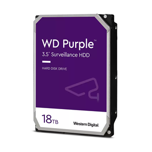 Western Digital WD Purple Surveillance, 18 TB, 7200rpm, 3,5" - Hard-drive WD181PURP
