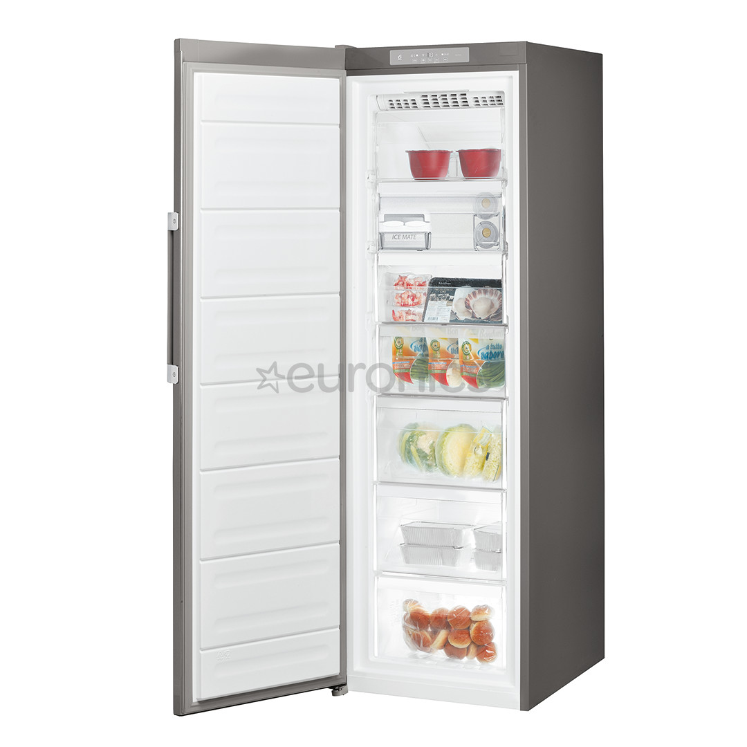 Whirlpool, 263 L, 188 cm, stainless steel - Freezer