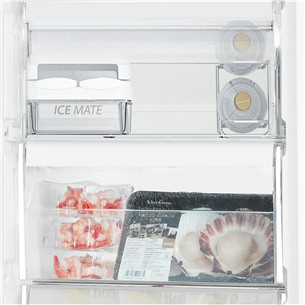 Whirlpool, 263 L, 188 cm, stainless steel - Freezer