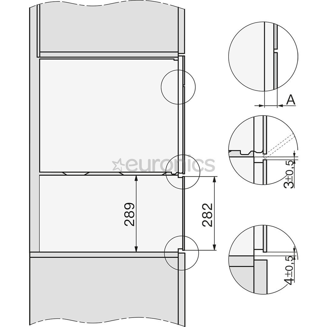 Miele, черный - Интегрируемый подогреватель
