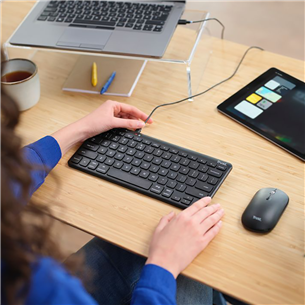 Trust Lyra Compact, US, black - Wireless keyboard