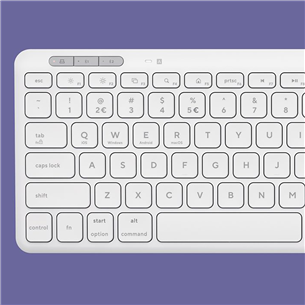 Trust Lyra Compact, US, white - Wireless keyboard