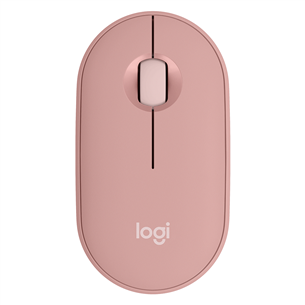 Logitech Pebble Mouse 2 M350s BT, rozā - Bezvadu datorpele