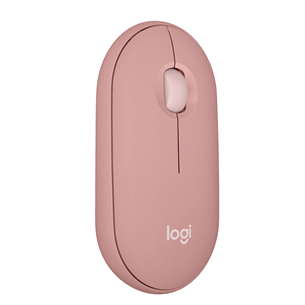 Logitech Pebble Mouse 2 M350s BT, rozā - Bezvadu datorpele