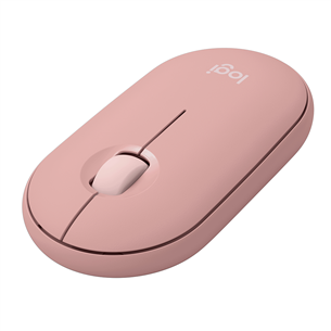Logitech Pebble Mouse 2 M350s BT, rozā - Bezvadu datorpele