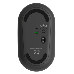 Logitech Pebble Mouse 2 M350s BT, melna - Bezvadu datorpele