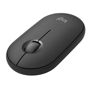 Logitech Pebble Mouse 2 M350s BT, melna - Bezvadu datorpele