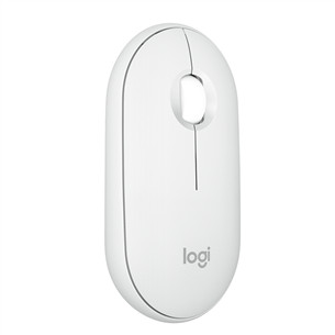 Logitech Pebble Mouse 2 M350s BT, balta - Bezvadu datorpele
