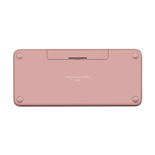 Logitech Pebble Keys 2 K380s, US, rozā - Bezvadu klaviatūra