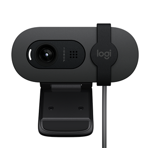 Logitech Brio 100, FHD, melna - Vebkamera