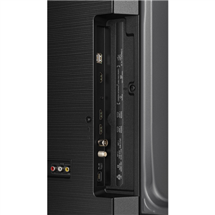 Hisense E7KQ, 55", Ultra HD, QLED, black - TV