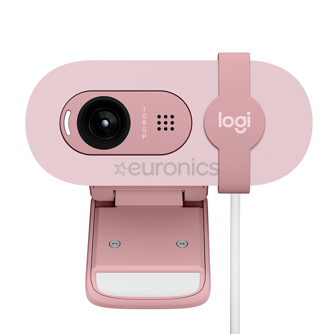 Logitech Brio 100, FHD, rose - Webcam