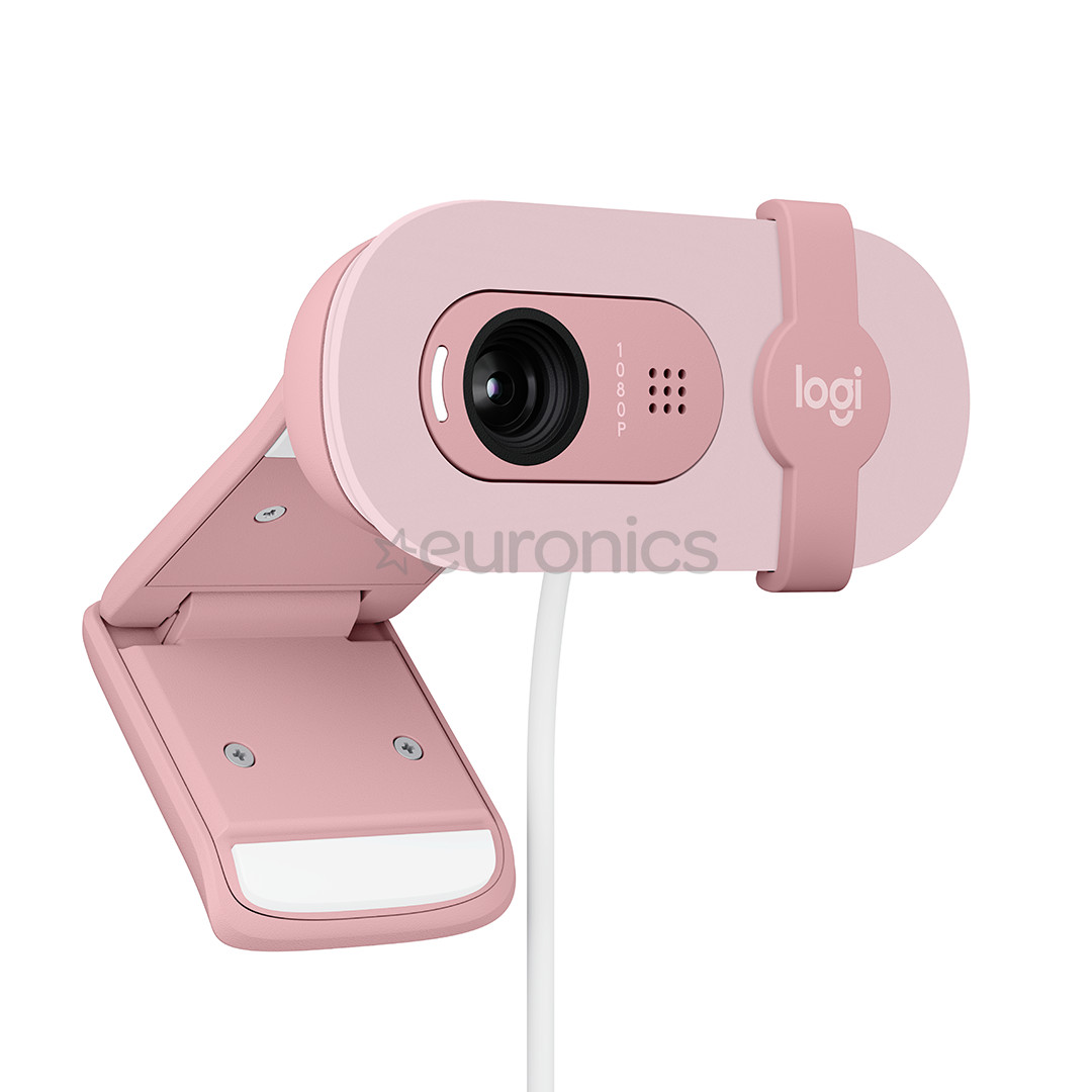 Logitech Brio 100, FHD, rose - Webcam
