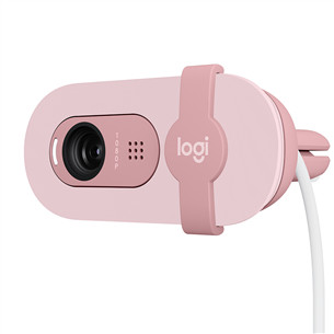 Logitech Brio 100, FHD, rose - Webcam
