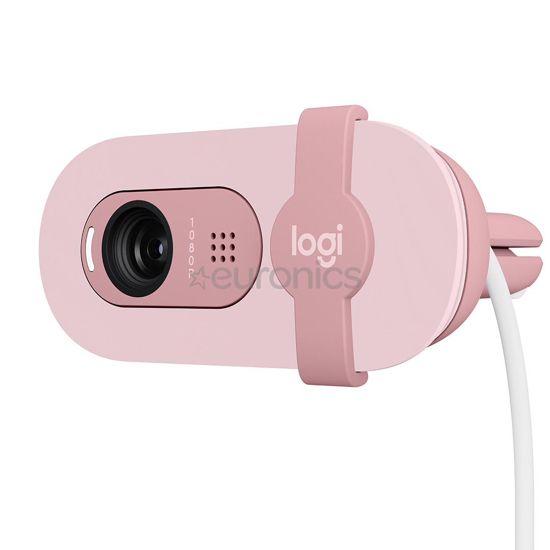 Logitech Brio 100, FHD, rose - Webcam