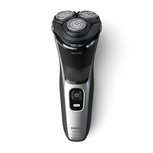 Philips Shaver 3000 Series, Wet & Dry, black/silver - Shaver