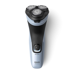 Philips Shaver 3000X, Wet & Dry, zila/melna - Skuveklis