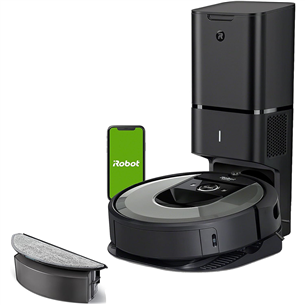 iRobot Roomba Combo® i8+, сухая и влажная уборка, черный - Робот-пылесос