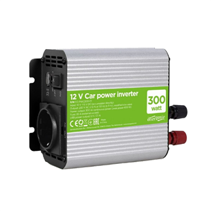 Gembird 12V -> 300 W + USB ports - Invertors EG-PWC300-01