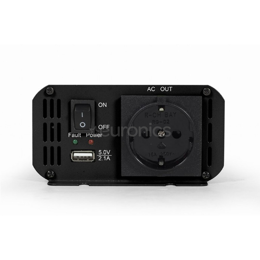 Gembird 12V-> 300W + USB port - Inverter