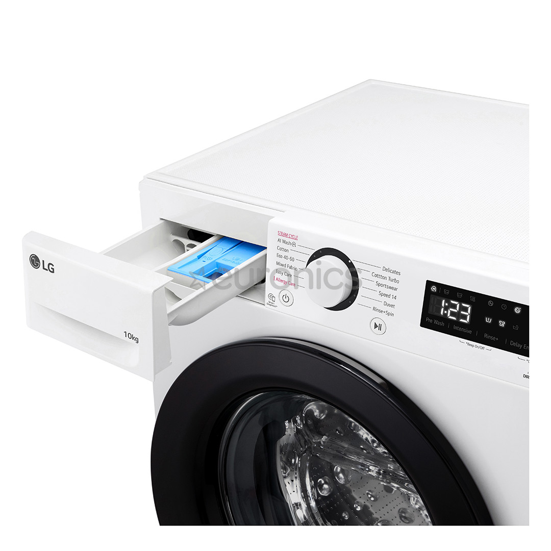 LG, 10 kg, depth 56,5 cm, 1400 rpm - Front load washing machine