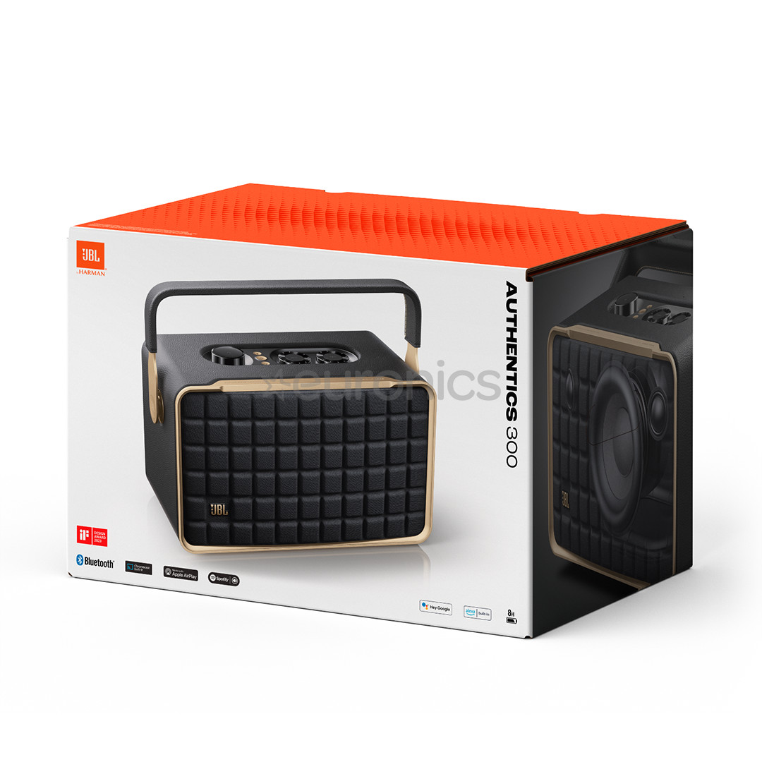 JBL Authentics 300, black - Portable wireless home speaker