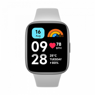 Xiaomi Redmi Watch 3 Active, pelēka - Viedpulkstenis 47260