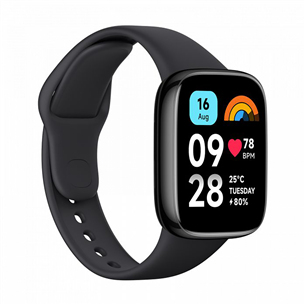 Xiaomi Redmi Watch 3 Active, melna - Viedpulkstenis