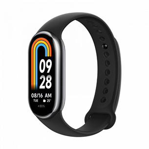 Xiaomi Smart Band 8, melna - Aktivitātes uzraudzītājs