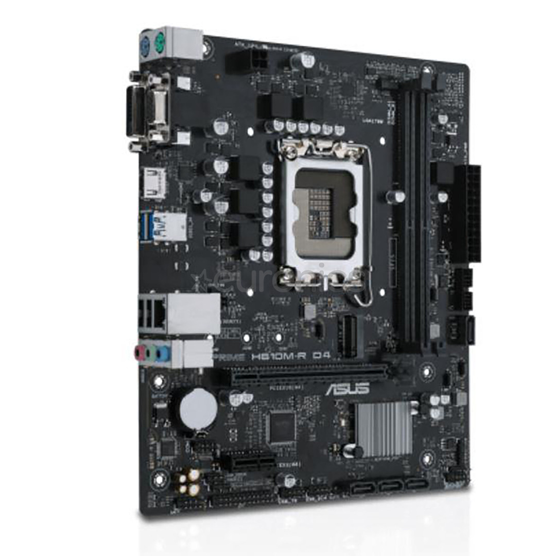 ASUS, Intel H610, LGA1700, DDR4, mATX - Mainboard