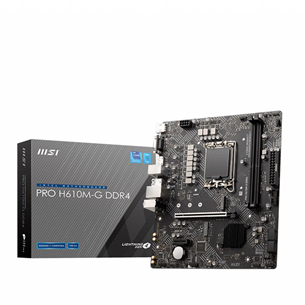 MSI, Intel H610, LGA1700, DDR4, mATX - Mātesplate PROH610M-GDDR4