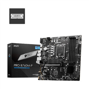 MSI, Intel B760, LGA1700, DDR5, mATX - Mātesplate PROB760M-P