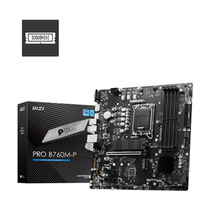 MSI, Intel B760, LGA1700, DDR5, mATX - Mātesplate PROB760M-P