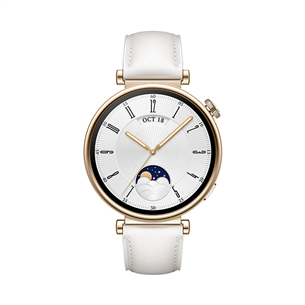 Huawei Watch GT4, 41 mm, zelta/balta - Viedpulkstenis