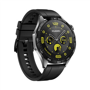 Huawei Watch GT 4, 46 mm, melna - Viedpulkstenis