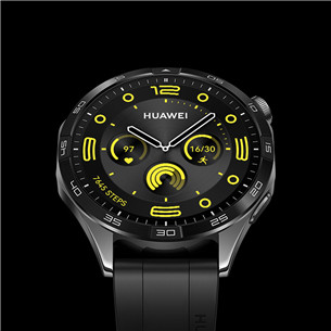 Huawei Watch GT 4, 46 mm, melna - Viedpulkstenis