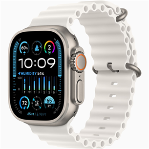 Apple Watch Ultra 2, 49 mm, Ocean Band, balta - Viedpulkstenis